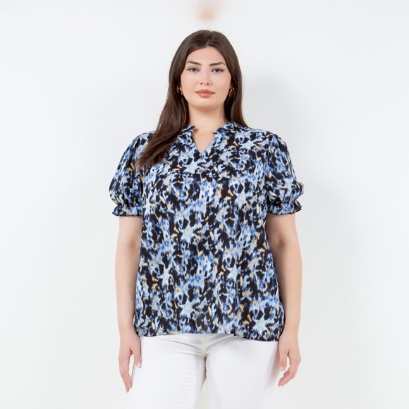 B-110-2，Print top，Plus Size ，Curve Size，Brand new - Picture 5 of 6